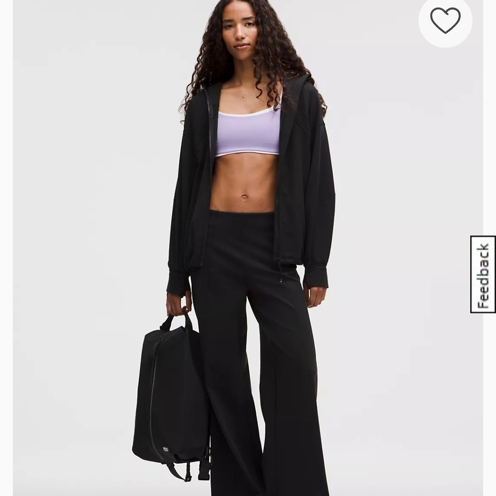 Brand New With Tag Lululemon athletica Black Wide-Leg Pants luon.